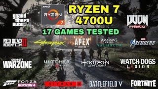 Ryzen 7 4700U Vega 7 Gaming Test  2021 [upl. by Keele]