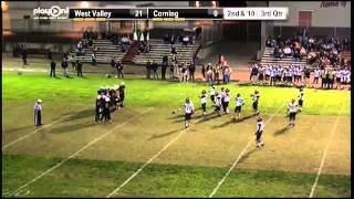 Football  West Valley vs Corning [upl. by Klehm847]