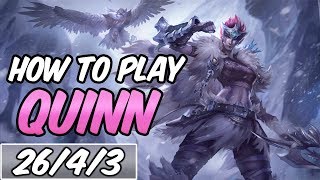 HOW TO PLAY QUINN  Build amp Runes  Diamond Woad Scout Quinn  League of Legends [upl. by Abbie]