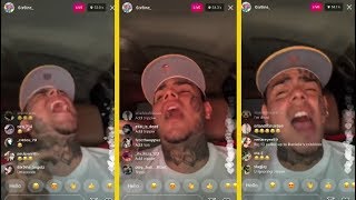 6IX9INE Gives His Best Impression Of A Trippie Redd Song [upl. by Assi]