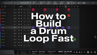 How to Build a Drum Loop in Studio One [upl. by Ecyle]