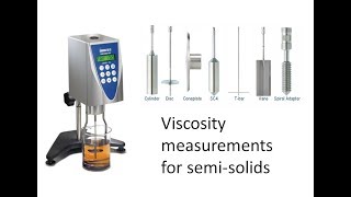 Measuring the viscosity of semisolids [upl. by Stephani208]