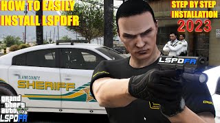 How To Install LSPDFR 049  Become A Police Officer  2023  gta5lspdfr lspdfrtutorials lspdfr [upl. by Janetta791]