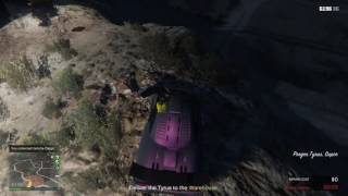 GTA Online Vehicle Cargo Mission Stealing Tyrus ImportExport [upl. by Yensehc]