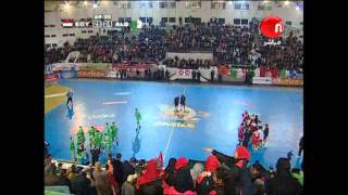 Egypt 2526 Algeria 1912012 HandBall Caf cup مصر والجزائر لليد [upl. by Hpeosj695]