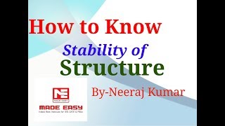 Stability of structure  gate ese PSU and other competitive exams [upl. by Avrom]