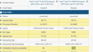 i54570 vs i56500 [upl. by Assisi612]