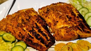 TANDORI GRILLED FISH  bbq fish recipe by best food house [upl. by Tab466]