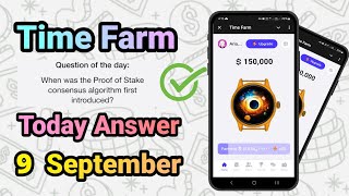 When was the Proof of Stake consensus algorithm first introduced 9 sept oracleoftime timefarm [upl. by Cyrano721]