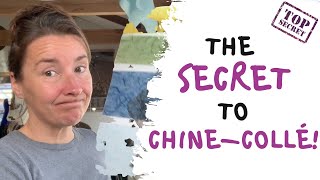 The Secret to Chinecollé in Collagraphs and some cool designs [upl. by Enilrac]