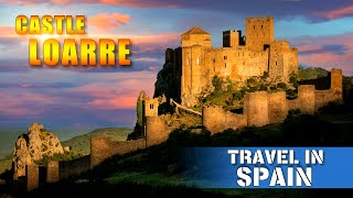 The Castle of Loarre Aragon  Spain Medieval Travel Vlog 4k 50p [upl. by Llamaj687]