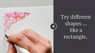 How to Use Stippling for Watercolor Texture [upl. by Og666]