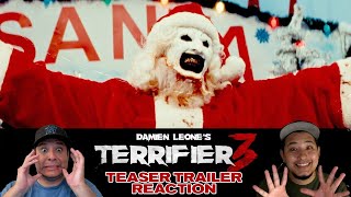 TERRIFIER 3 Teaser Trailer Reaction [upl. by Sillad198]