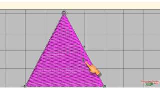 How to Change the Stitches angle using reshape tools [upl. by Olympie]