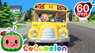 Wheels On The Bus School Version  Kids Songs  Moonbug Kids  Nursery Rhymes for Babies [upl. by Nolrah]