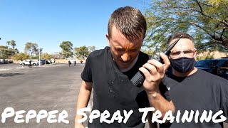 OC  Pepper Spray Training NV DPS Police Academy 94  7 [upl. by Clarise]