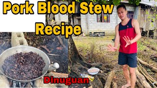 Vlog33 PORK BLOOD STEW DINUGUAN  DINARDARAAN  I ILOCANO VERSION I BY YLARN [upl. by Grania]