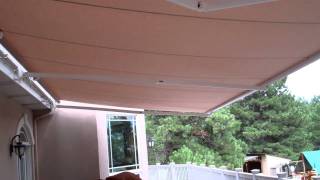 26 Wide Motorized Retractable Awning [upl. by Hayikaz720]