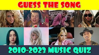 Guess the Song Music Quiz  20102023 Songs [upl. by Earaj]