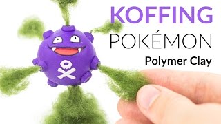 Koffing Pokemon – Polymer Clay Tutorial [upl. by Ring2]