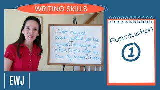 English Writing Skills 1 Sentence Punctuation and Contractions [upl. by Saidnac]