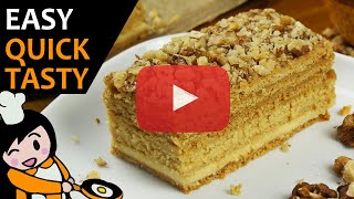 Marlenka Recipe  Medovik Recipe  How to make Marlenka  How to make Medovik Cake  Recipe Videos [upl. by Dunham125]