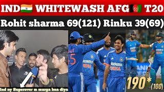 30 😱 India Win T20 series in Superover From Afg  Historical win by India  Pakistani Reactions [upl. by Ahsikyw871]