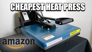 CHEAPEST 15x15 Heat Press on Amazon  FancierStudio Heat Press [upl. by Eednak701]