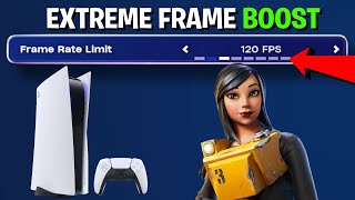 How to Actually Run Fortnite on 120 FPS on Ps5 EVERY MONITOR [upl. by Aihsem]