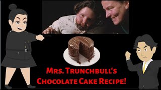 Mrs Trunchbulls Chocolate Cake Recipe matilda mrstrunchbull cake chocolatecake recipe [upl. by Lledyr]