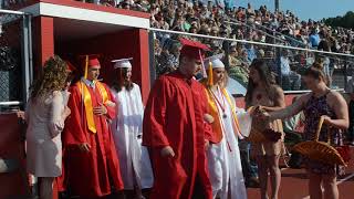 Bridgeport High School WV Graduation Processional 2018 [upl. by Akinom]