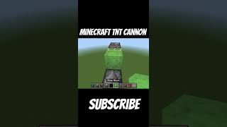 Minecraft TNT Cannon minecraft shorts gaming [upl. by Asiled]