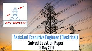 APTRANSCOAEE Electrical 2019 Solved Question Paper mahatranscoae electricalengineers [upl. by Adnarim]