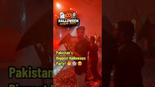 Pakistan’s Biggest Halloween Party 🎃 👻 😍 YouTubeEvent HalloweenParty minivlog [upl. by Ecirted336]