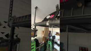 FLEXIMOUNTS Overhead Garage Storage Rack  REVIEW amp HOW To Install [upl. by Fablan]