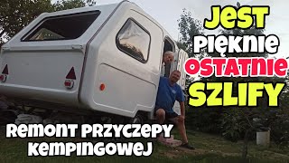 Remont przyczepy kempingowej  Ostatnie szlify jest pięknie [upl. by Nev]