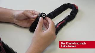 TRELOCK Kabel und Kettenschlösser – Einstellen des persönlichen Codes [upl. by Imogen]