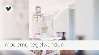 moderne tegelwanden  vtwonen  tips [upl. by Cissie851]