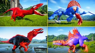 DC Super Heroes Battle in Dinosaur form in Jurassic World Dinosaurs Pro 7 SuperHero Team [upl. by Jem]