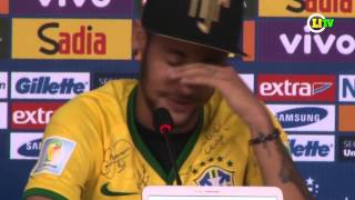 Neymar chora ao lembrar lance que o tirou da Copa do Mundo [upl. by Ennayt]