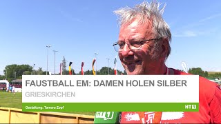 Faustball EM Damen holen Silber [upl. by Ahsinoj]