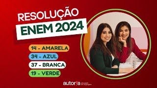 Resolução Enem 2024  Autoria Linguagem  Questão 14  Linguagens prova amarela [upl. by Veneaux]