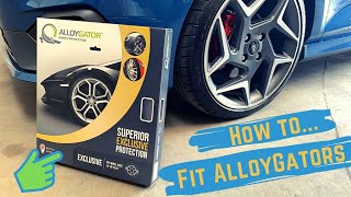 HOW TO FIT ALLOY GATORS TO YOUR CAR  AlloyGator  Alloy Wheel Rim Protectors  Alloygators [upl. by Dlared54]