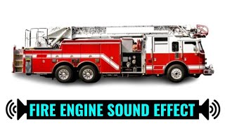 FIRE TRUCK Siren Sounds  Free Fire Engine Siren Sound Effect 🔥💥 [upl. by Gimble]