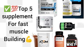 All basic supplement for beginners Full explanation of supplement Creatinewhey multi vfishoil [upl. by Fife]