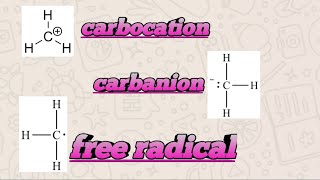 carbocation carbanion and free radical carbon jeemainsneet [upl. by Annaik]