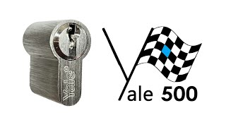 042 Yale 500 euro cylinder pick and gut Blue [upl. by Januisz]