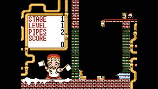 Gorby no Pipeline Daisakusen Gameplay Famicom [upl. by Monroe]