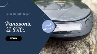 Panasonic SL S570c Portable CD Player Car MASH [upl. by Og632]