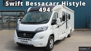 Swift Bessacarr Histyle 494 Motorhome For Sale at Camper UK [upl. by Spalla]